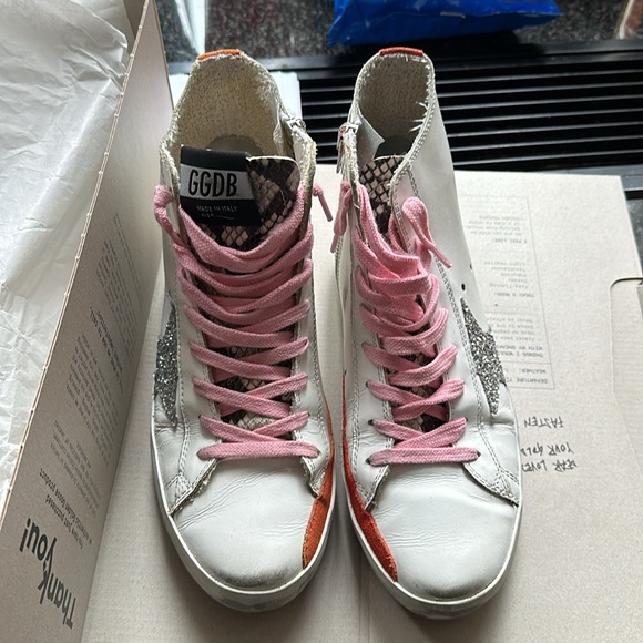 Golden Goose Francy High Top Sneakers in size 36 - Picture 1 of 10